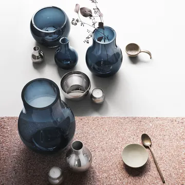 Cafu glassvase blå - ekstra liten, 14,8 cm - Georg Jensen