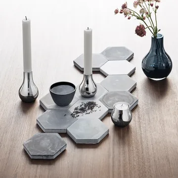 Cafu glassvase blå - ekstra liten, 14,8 cm - Georg Jensen