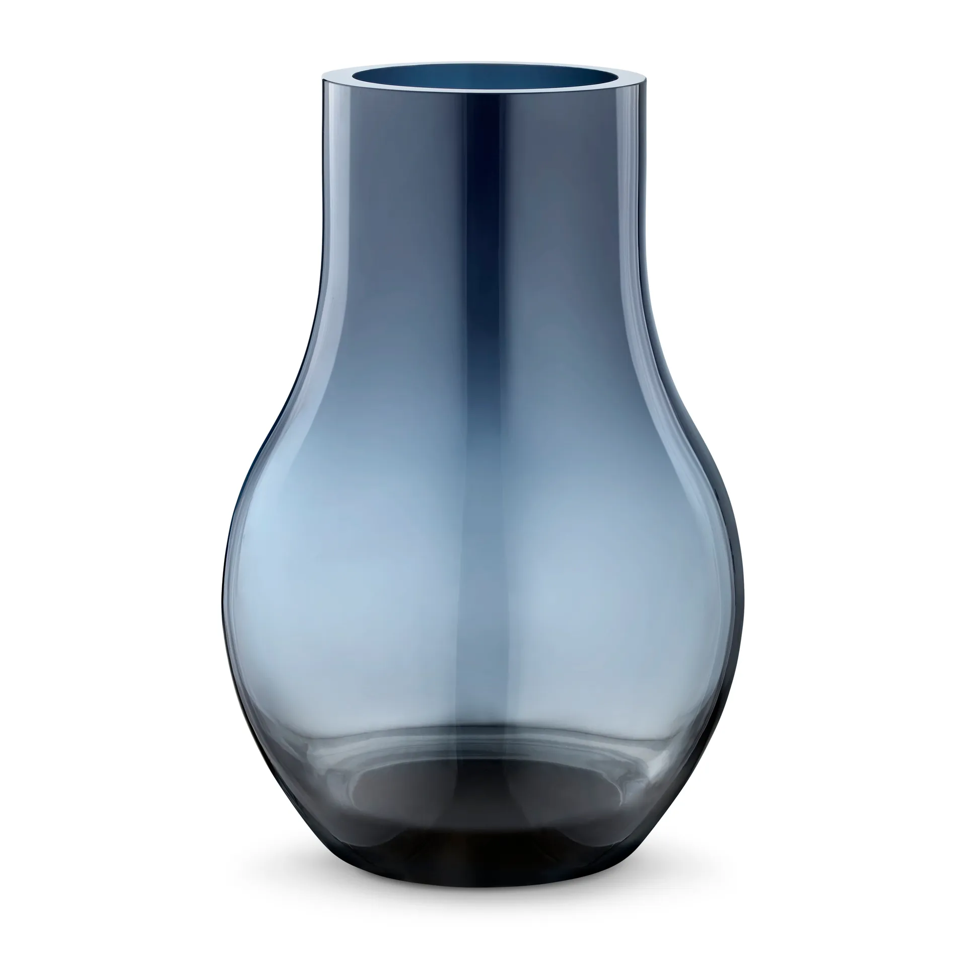 Cafu glassvase blå, medium, 30 cm Georg Jensen
