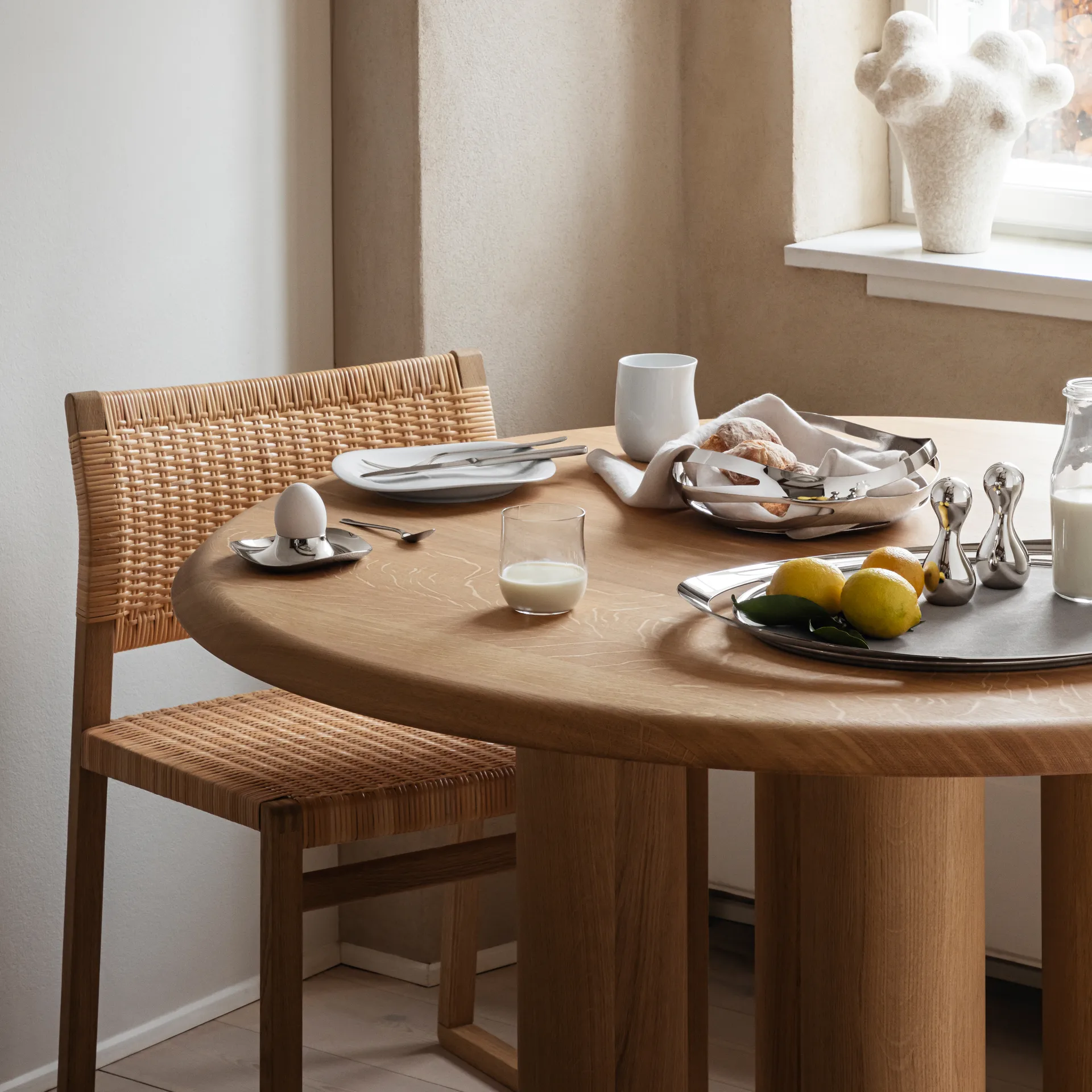 Cobra brødkurv, Rustfritt stål Georg Jensen