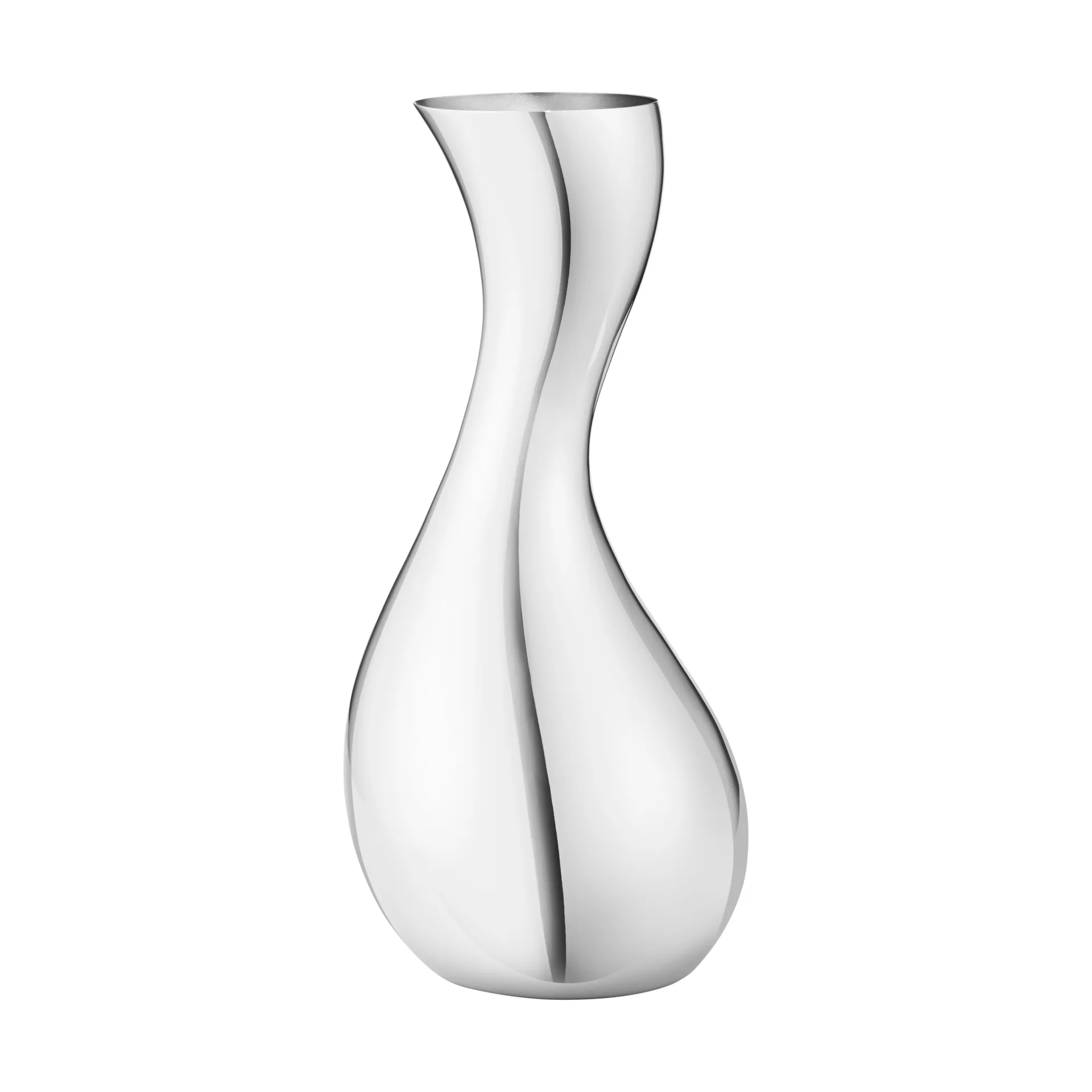 Cobra vase, Rustfritt stål, small Georg Jensen
