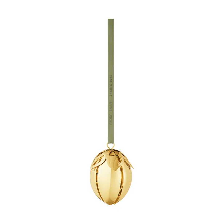Georg Jensen påskeegg anheng - 18 K gullbelagt - Georg Jensen