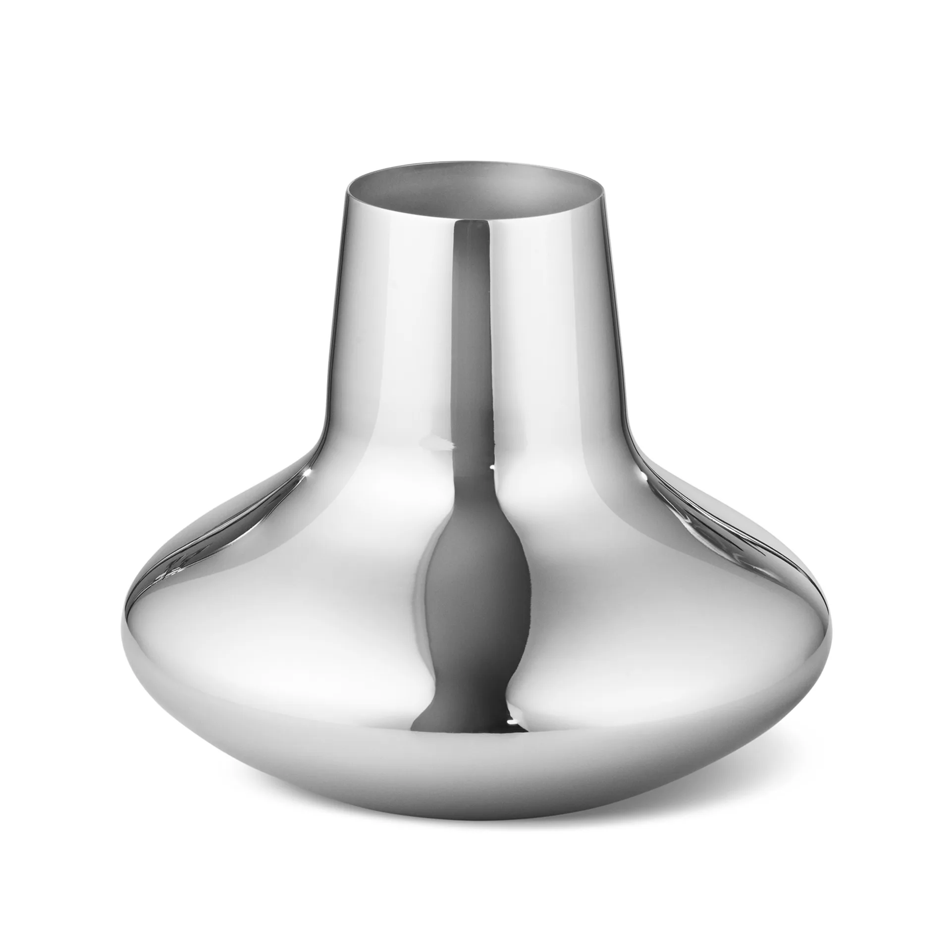 Henning Koppel vase rustfritt stål, Liten, 12,4 cm Georg Jensen