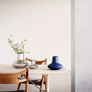 Henning Koppel vase rustfritt stål - Liten, 12,4 cm - Georg Jensen