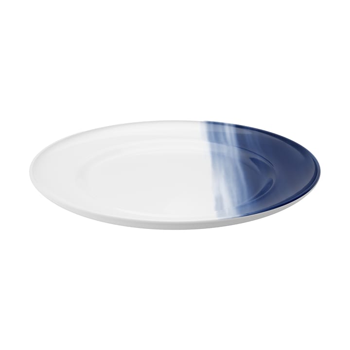 Koppel middagstallerken dekor Ø27 cm - Hvit-blå - Georg Jensen