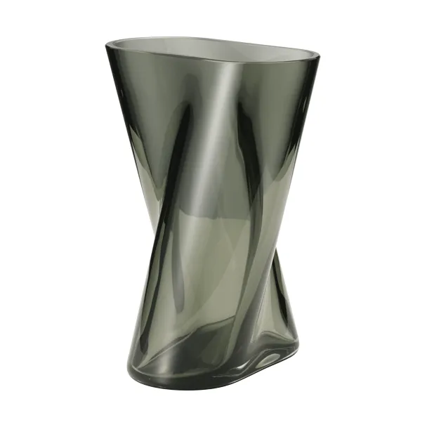 Lituus glassvase, Grå, liten Georg Jensen