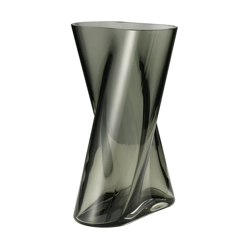 Lituus glassvase, Grå, middels Georg Jensen