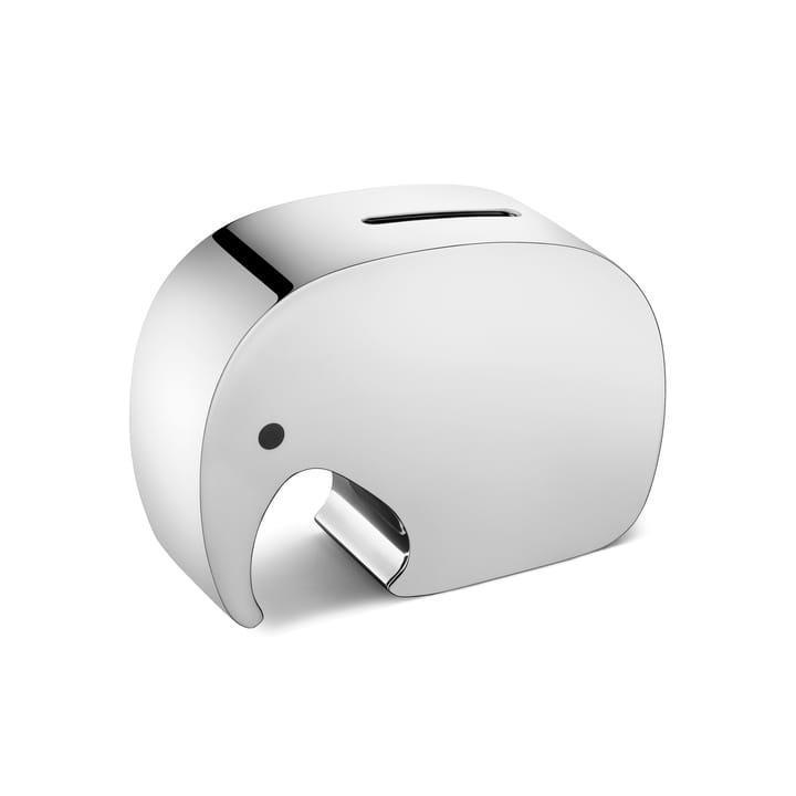 Miniphant sparebøsse 6x8,7 cm - Rustfritt stål - Georg Jensen