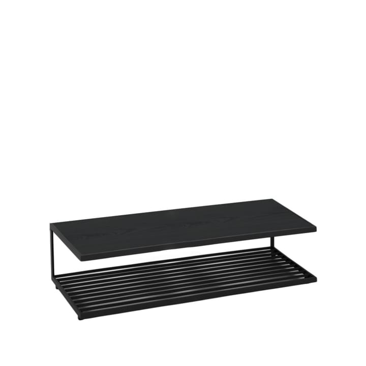 Sixten skohylle 2 90x24 cm - Svartpigmentere ask-svart - Givarps