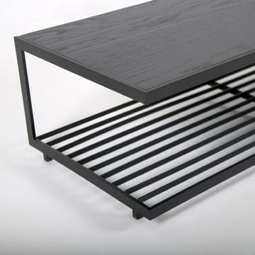 Sixten skohylle 45x24 cm - Hvitpigmentert ask-svart - Givarps
