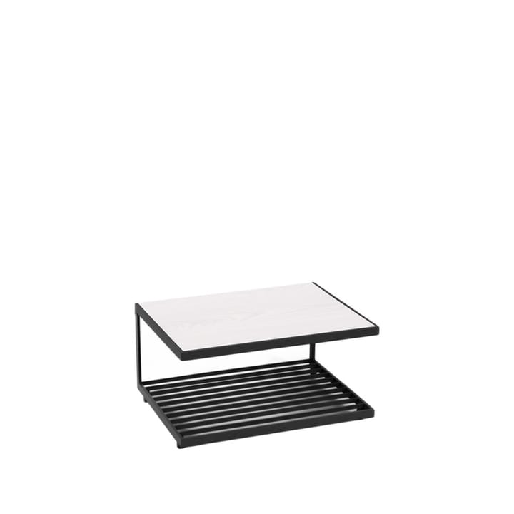 Sixten skohylle 45x24 cm - Hvitpigmentert ask-svart - Givarps