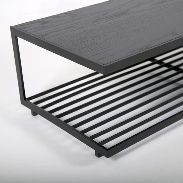 Sixten skohylle 45x24 cm, Svartpigmentert ask-svart Givarps