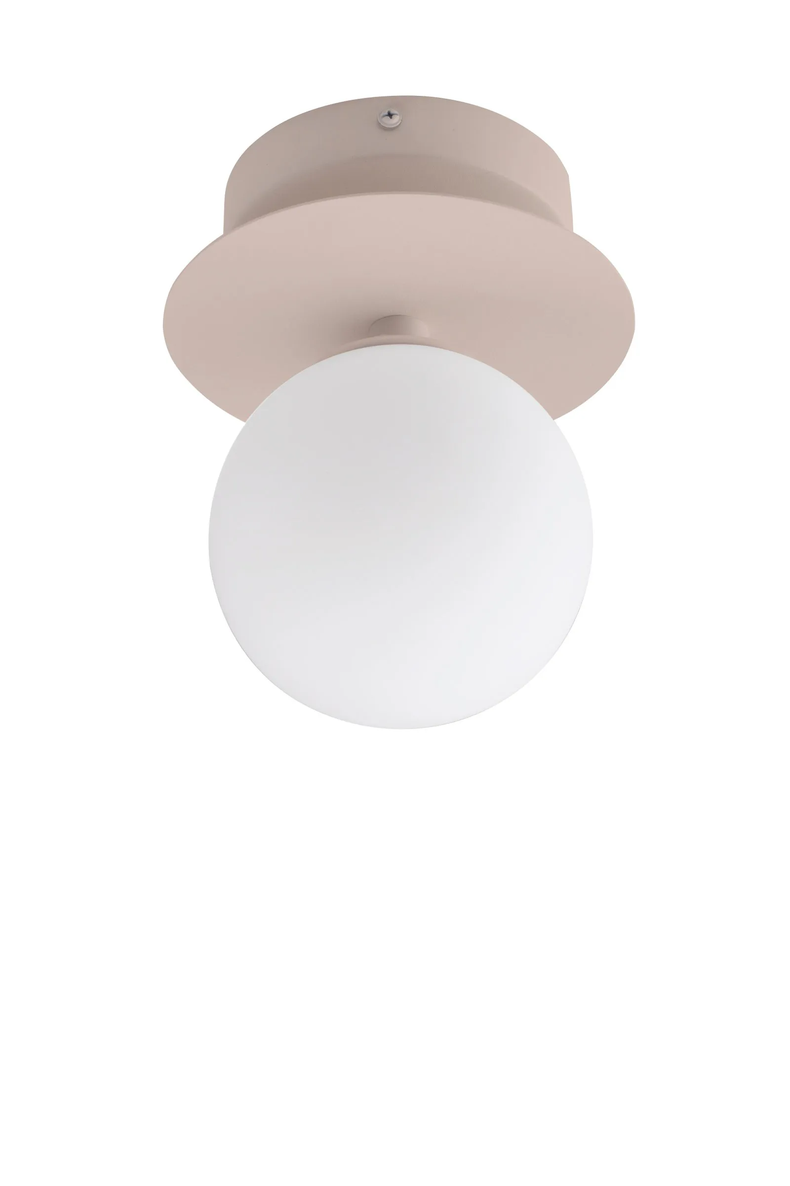 Art Deco IP44 vegglampe/takplafond, Mud-hvit Globen Lighting