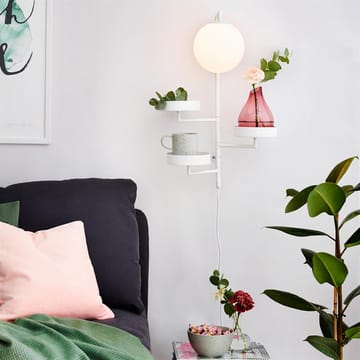 Astoria vegglampe - hvit - Globen Lighting