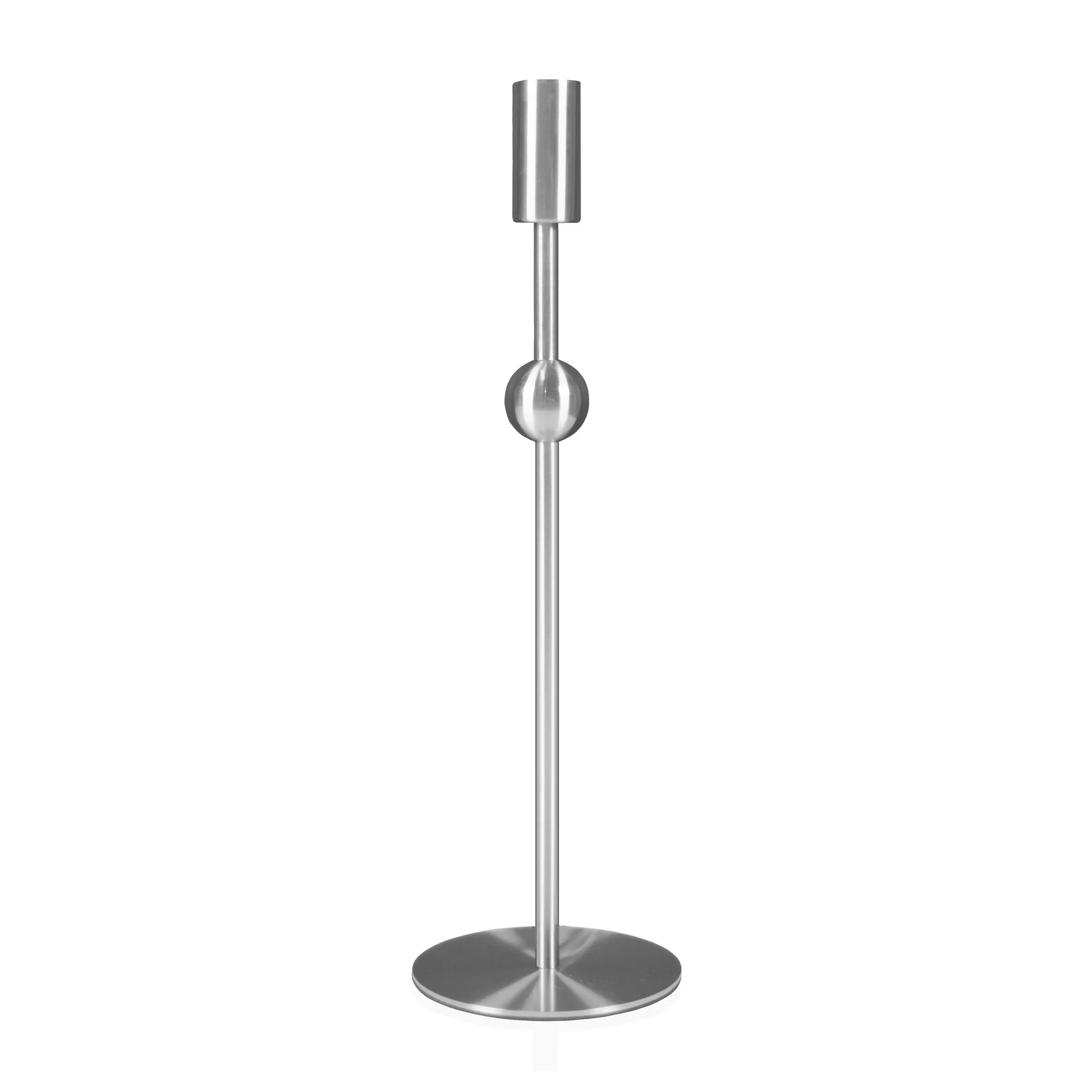 Astrid lampefot, børstetkrom Globen Lighting