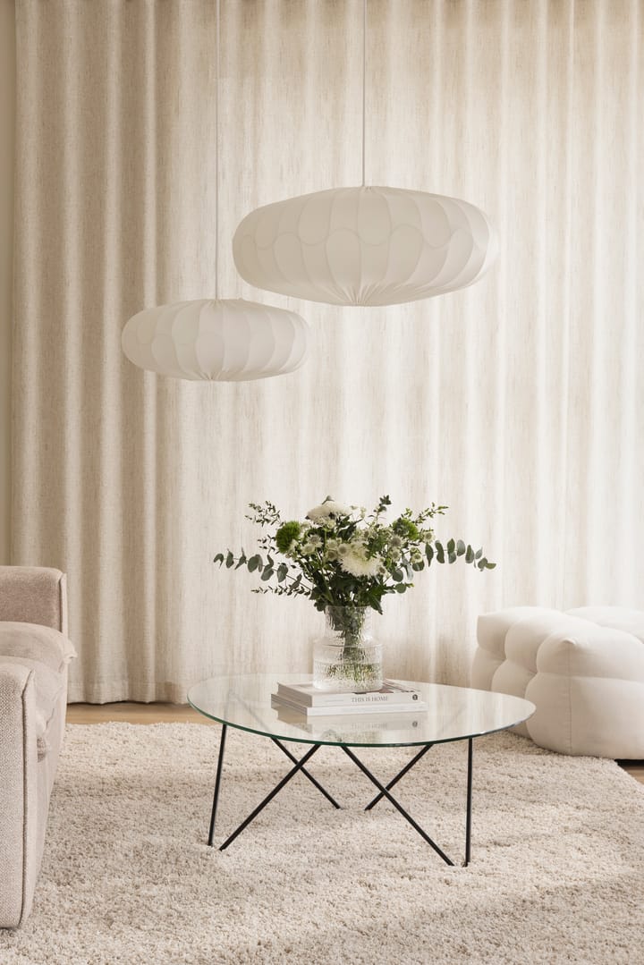 Bladverk lampeskjerm Ø70 cm, Hvit Globen Lighting