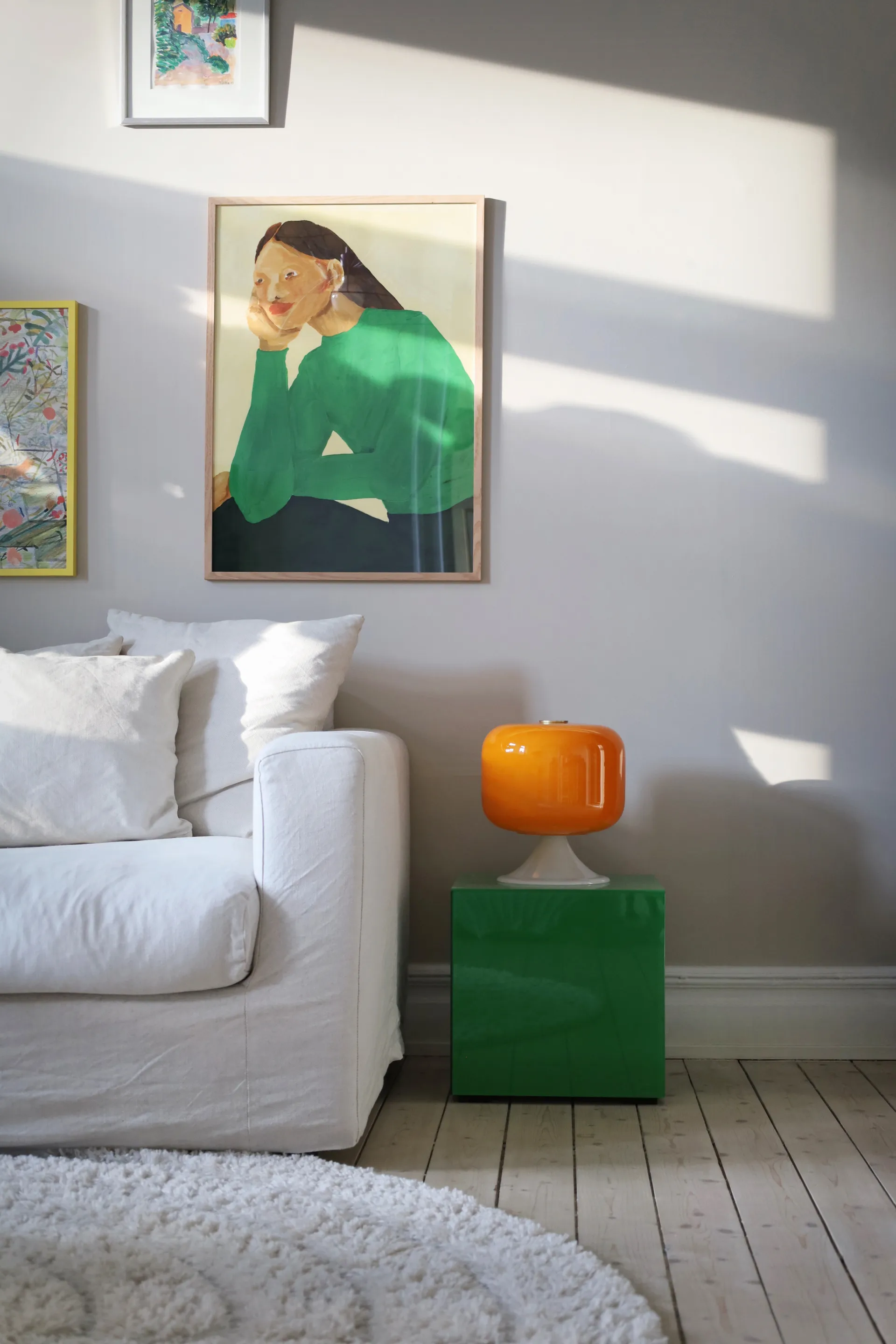 Bullen 25 bordlampe, Orange Globen Lighting