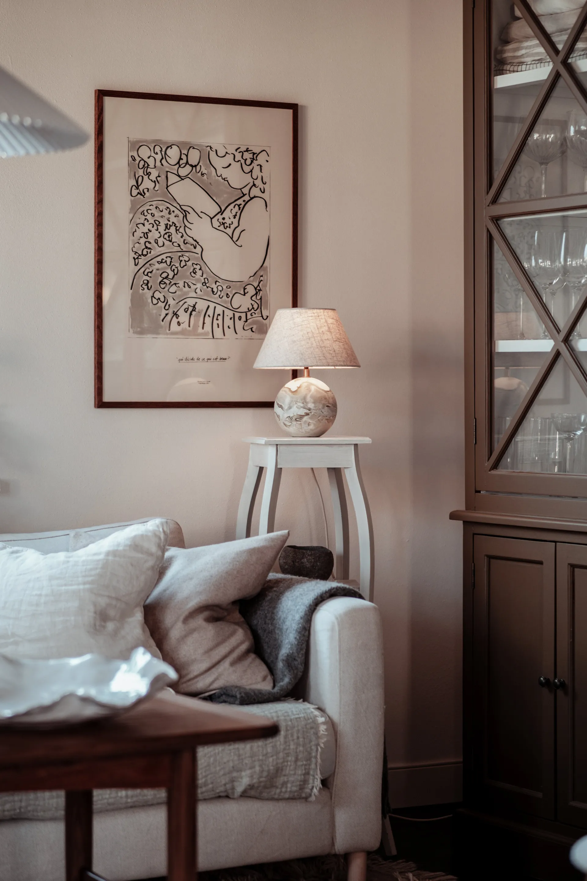 Castello 24 bordlampe, Grønn Globen Lighting