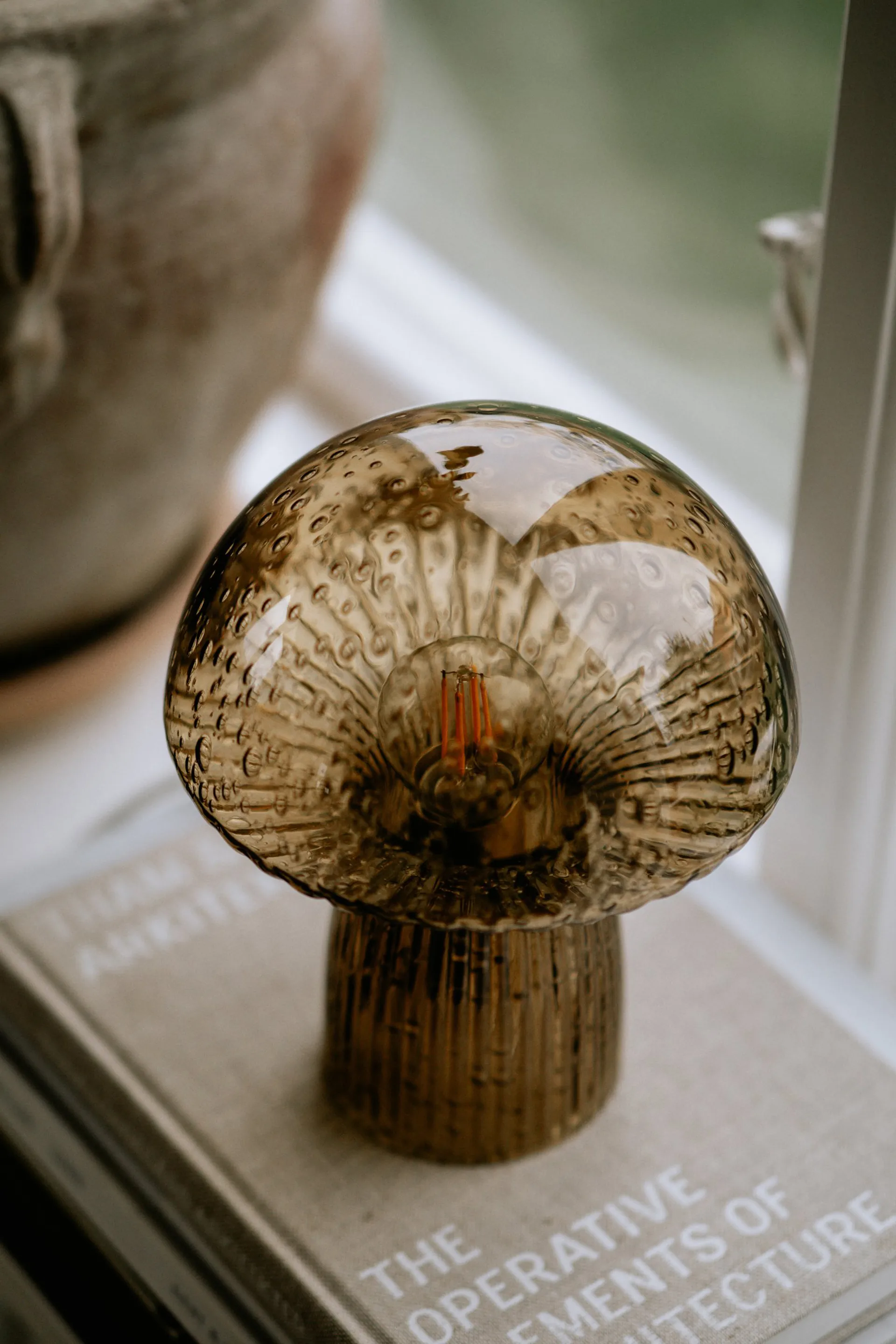 Fungo bordlampe Special Edition brun, 20 cm Globen Lighting