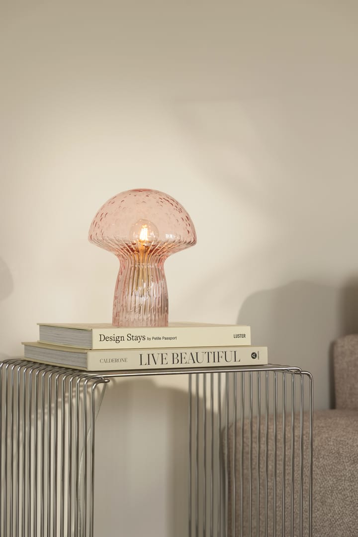 Fungo bordlampe Special Edition Rosa, Ø16 cm, H:20 cm Globen Lighting