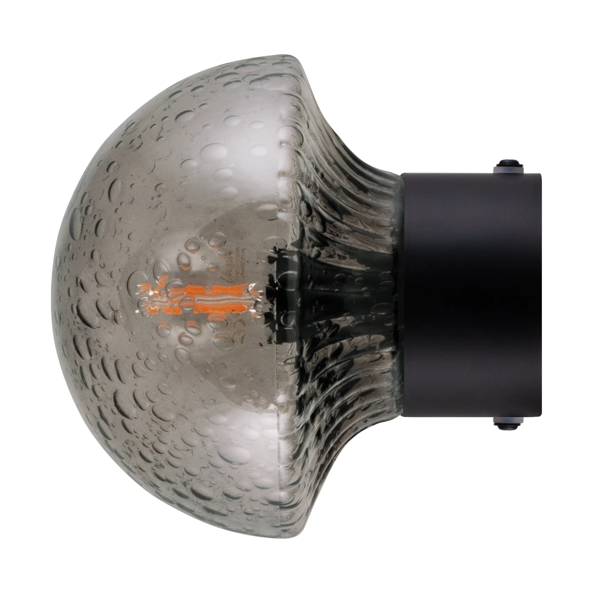 Fungo plafond Ø16 cm, Røyk-svart Globen Lighting