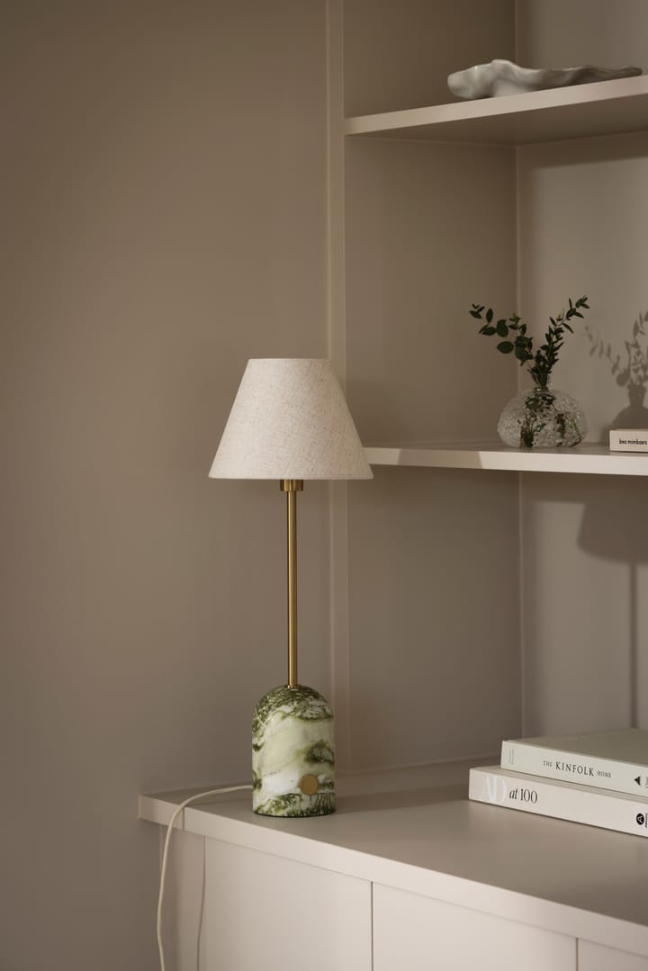 Gino 20 bordlampe, LyseGreen marmor Globen Lighting