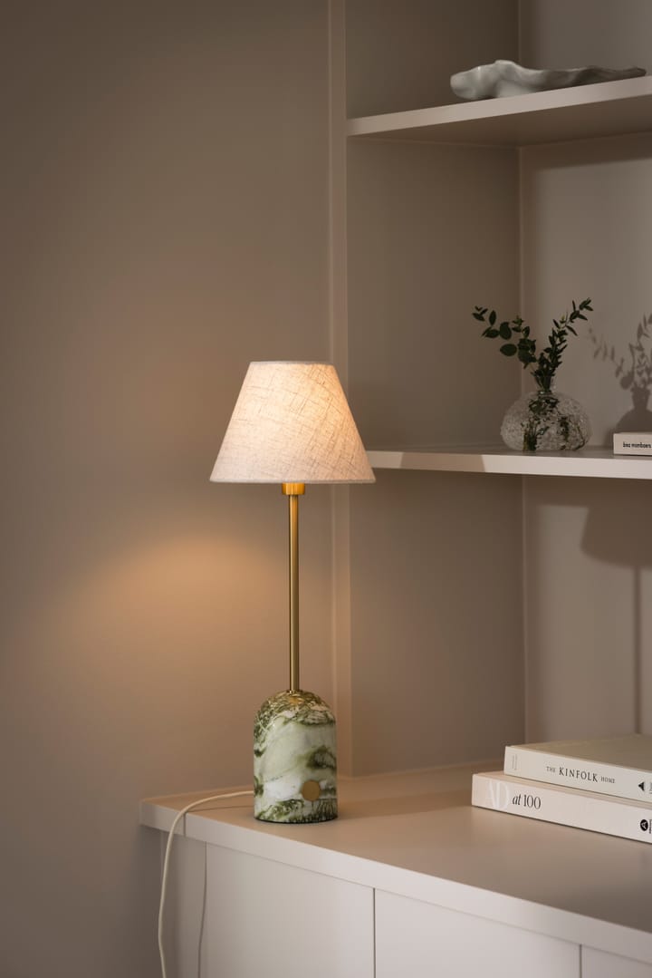Gino 20 bordlampe, LyseGreen marmor Globen Lighting