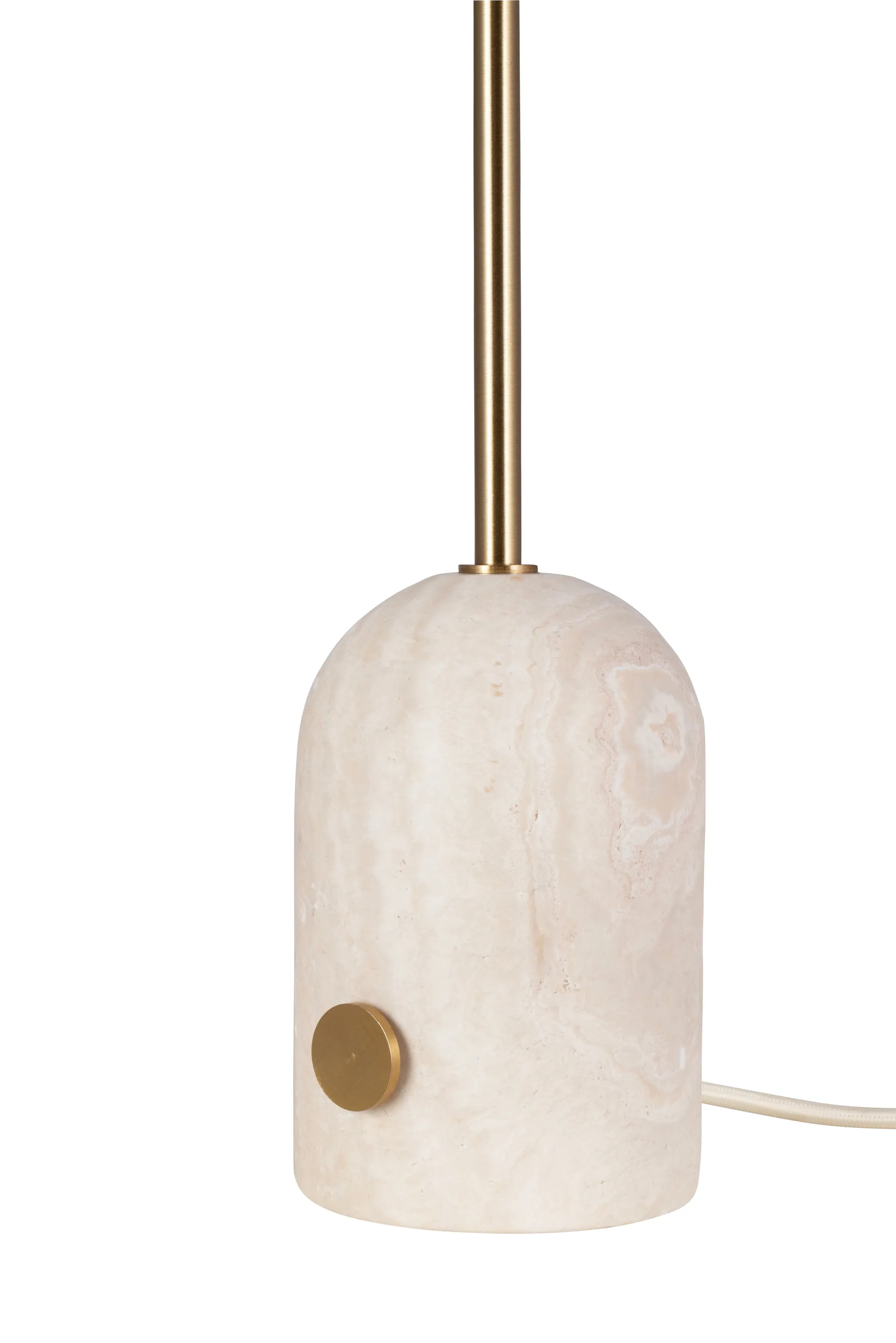 Gino 20 bordlampe, Travertin Globen Lighting