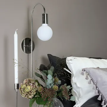 Grace vegglampe - krom - Globen Lighting