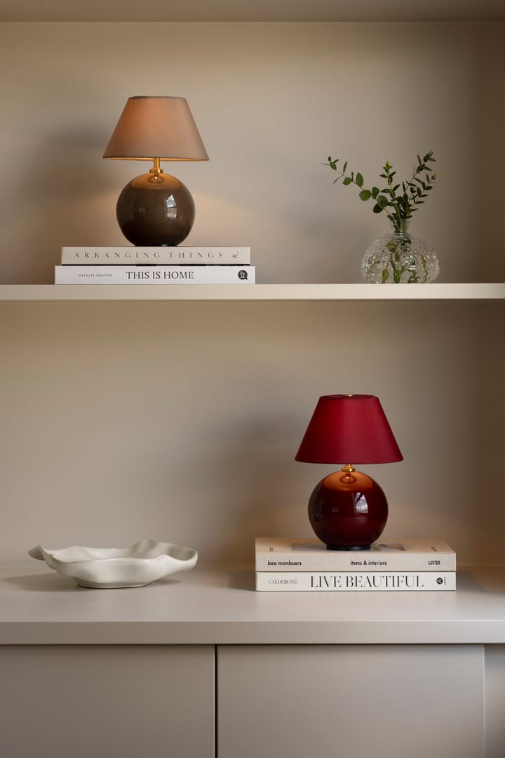 Iris 16 portabel bordlampe, Mocha Globen Lighting