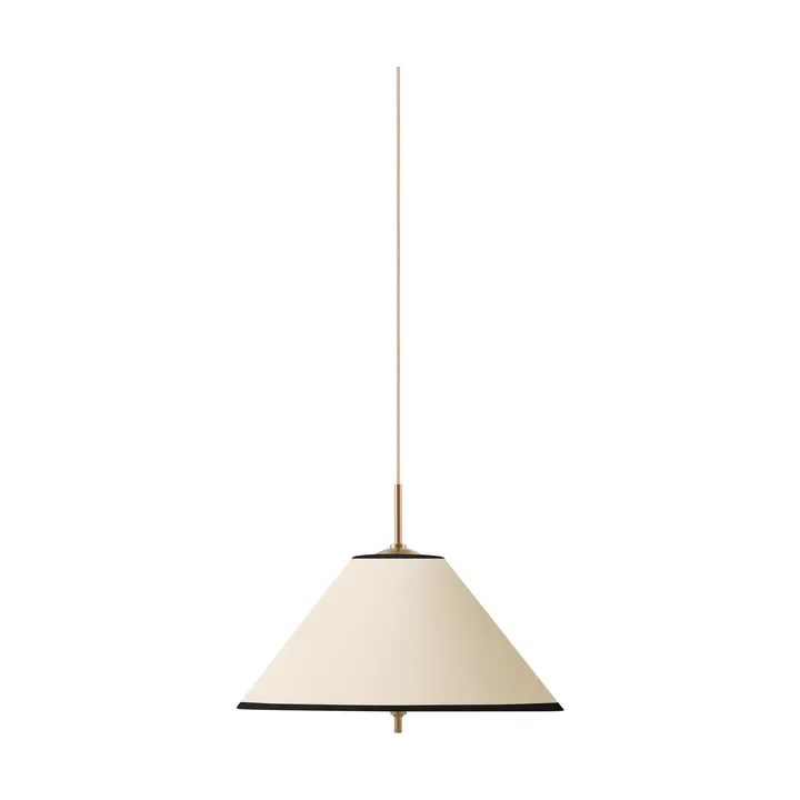 Iris pendel 25 - Creme-noir (hvit-gullfarget) - Globen Lighting