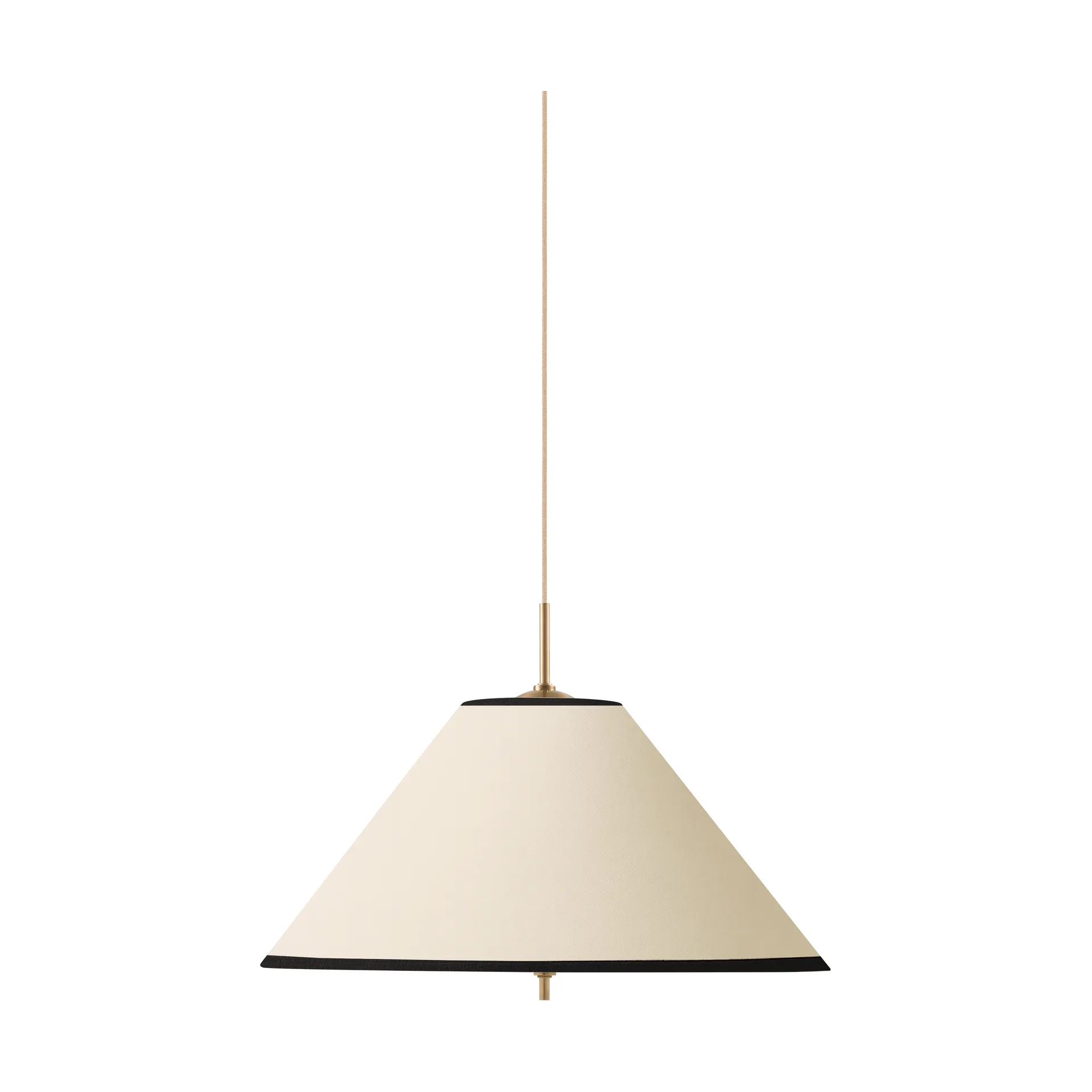 Iris pendel 50, Creme-noir (hvit-gullfarget) Globen Lighting