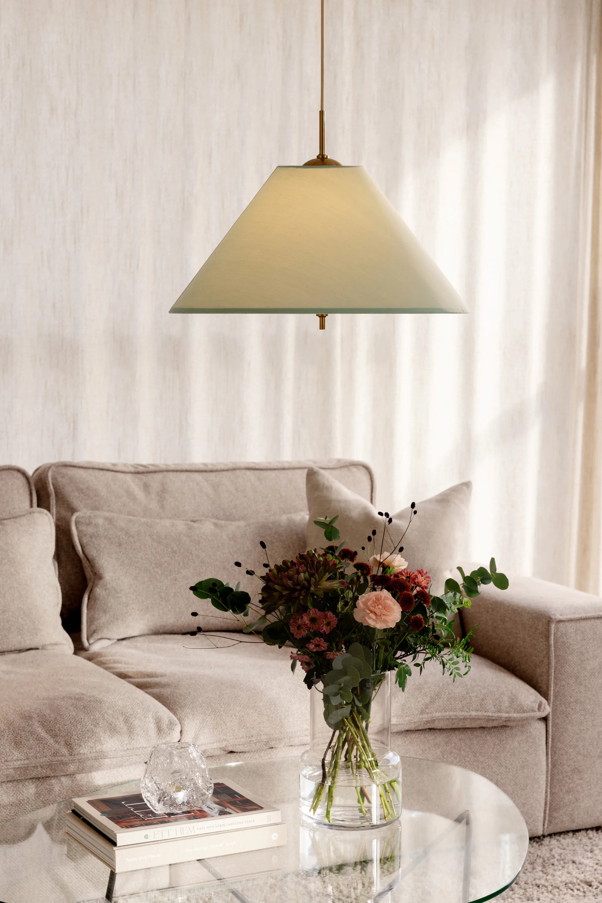 Iris pendel 50, Grønn Globen Lighting