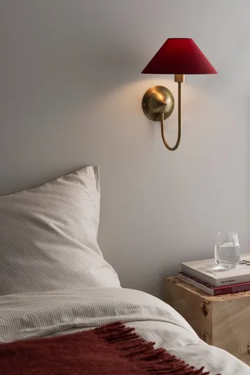 Iris vegglampe - Burgundy - Globen Lighting