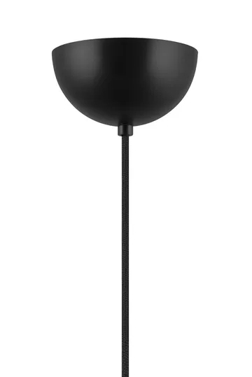 Lou pendel  - 3, Hvit bouclé-svart, 46x46 cm - Globen Lighting