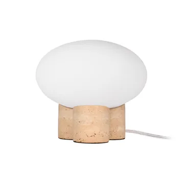 Mammut bordlampe Ø20 cm - Travertin - Globen Lighting