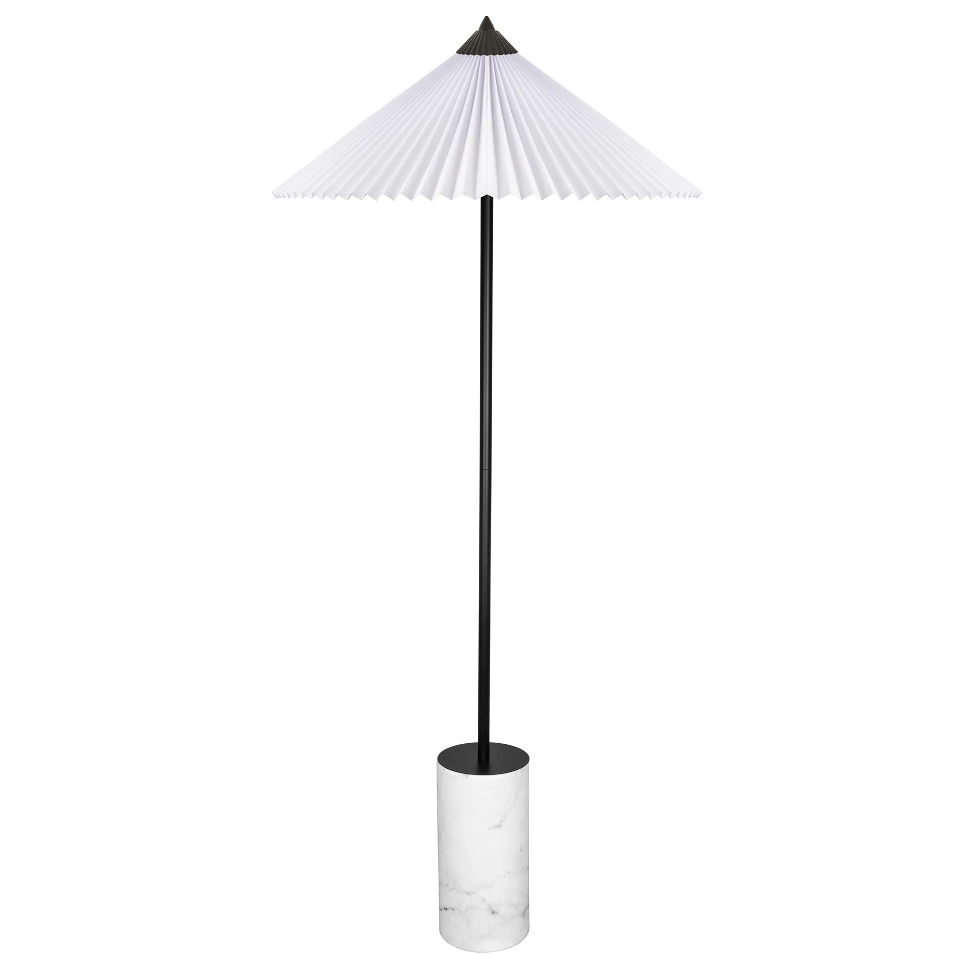 Matisse gulvlampe 150 cm, Svart-hvit Globen Lighting