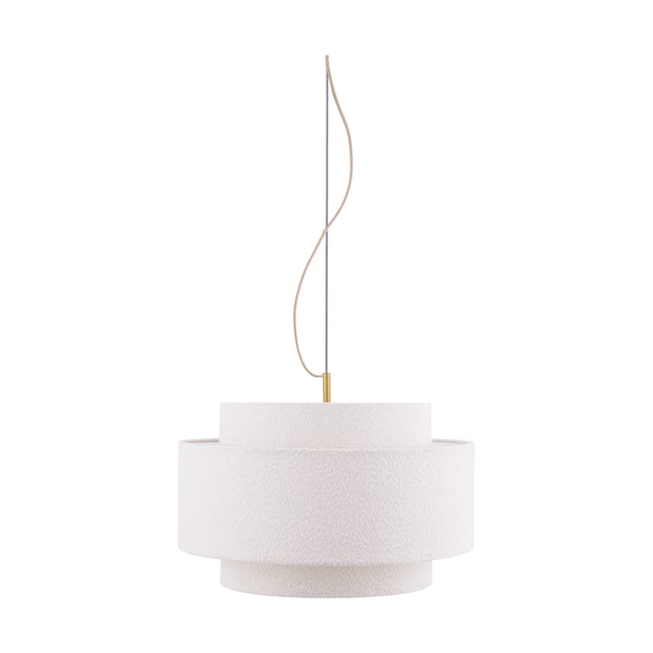 Noah pendel Ø50 cm - Bouclé hvit - Globen Lighting