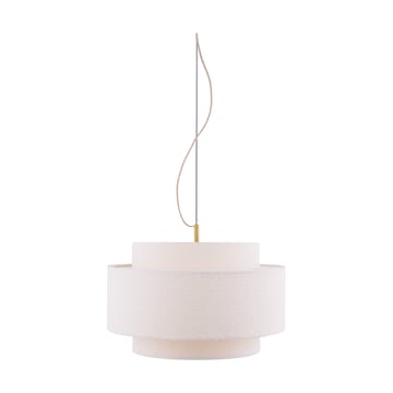 Noah pendel Ø50 cm - Bouclé hvit - Globen Lighting