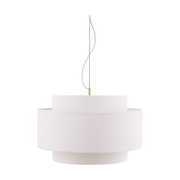 Noah pendel Ø70 cm - Bouclé hvit - Globen Lighting