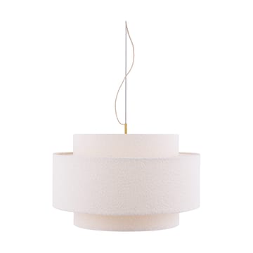 Noah pendel Ø70 cm - Bouclé hvit - Globen Lighting