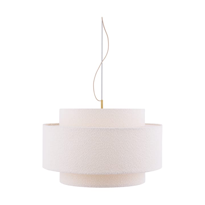 Noah pendel Ø70 cm, Bouclé hvit Globen Lighting