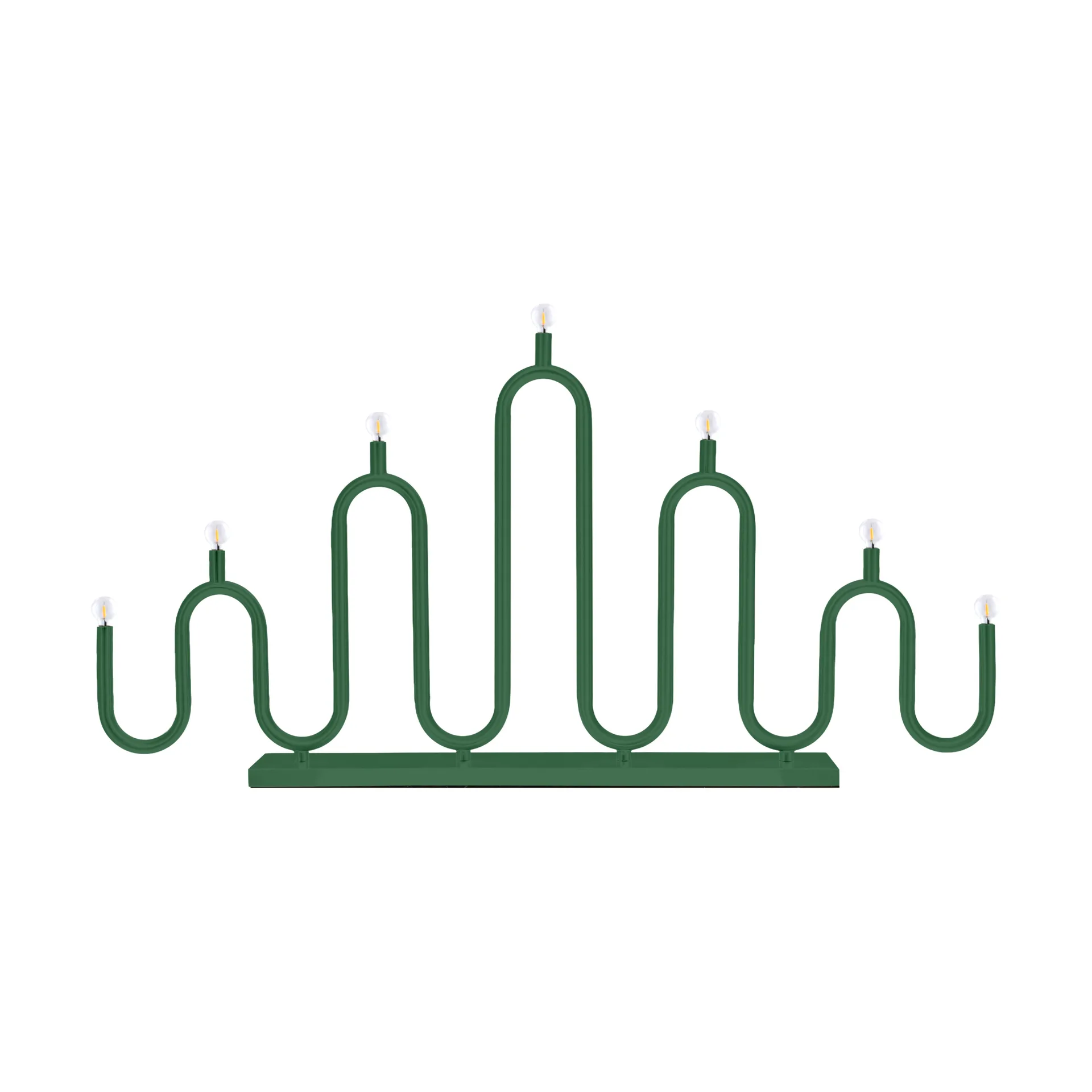 Noel 7 adventslysestake, Grønn Globen Lighting