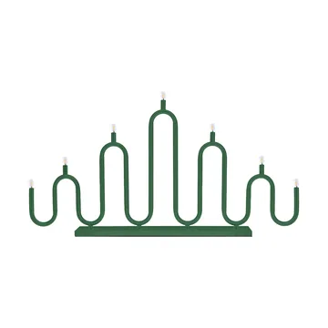 Noel 7 adventslysestake - Grønn - Globen Lighting