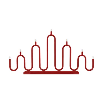 Noel 7 adventslysestake - Rød - Globen Lighting