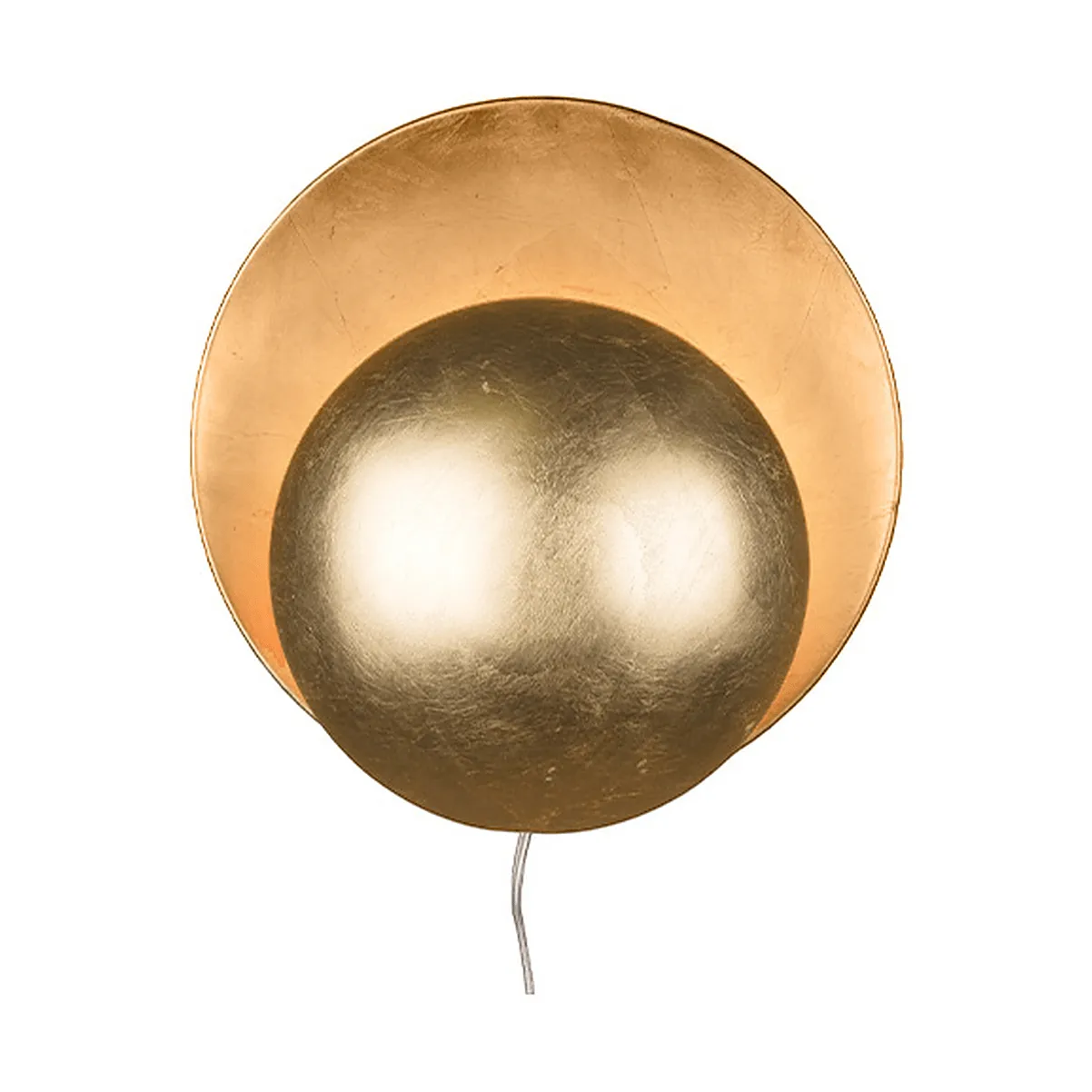 Orbit vegglampe, gull Globen Lighting