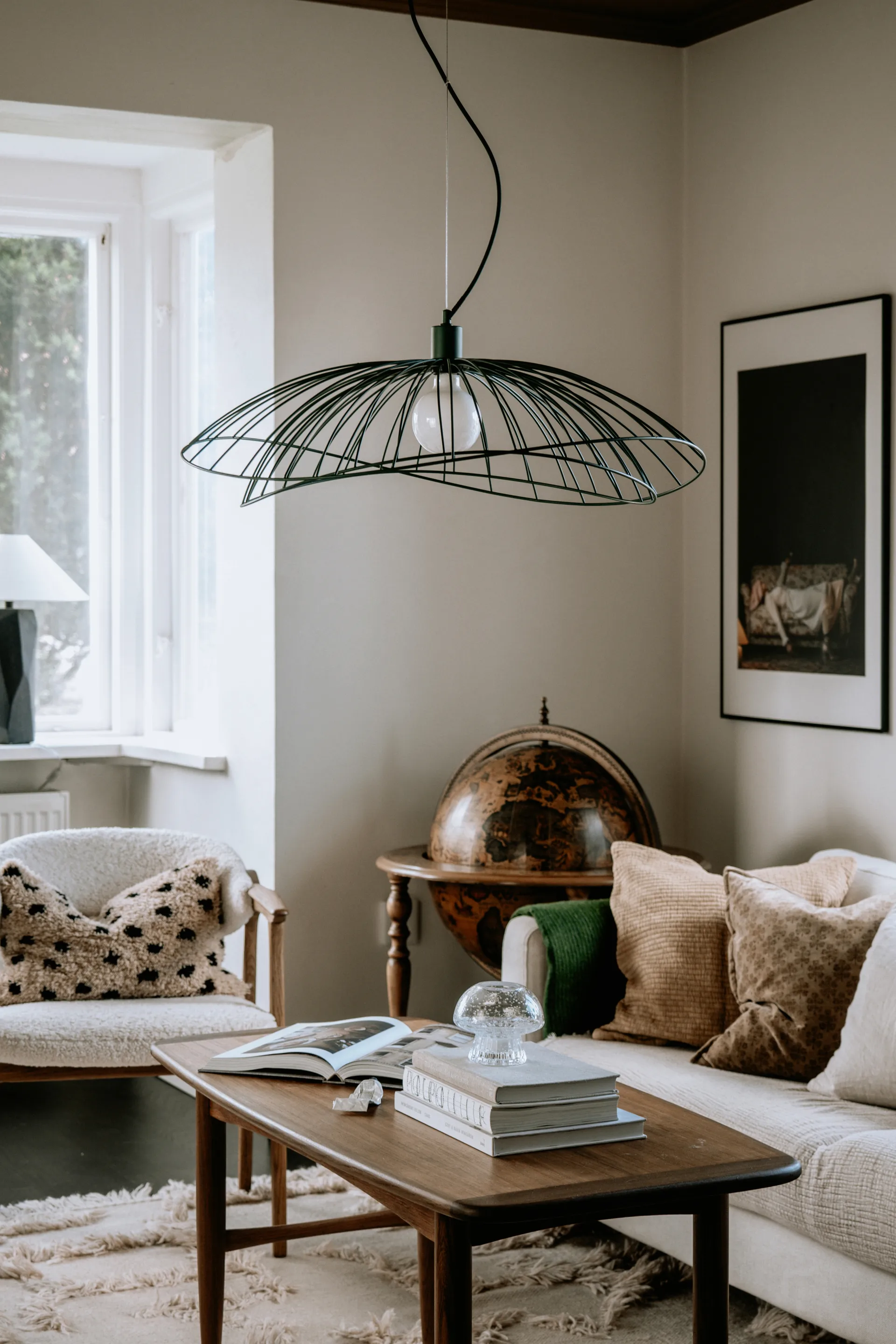 Ray taklampe Ø70 cm, Grønn Globen Lighting