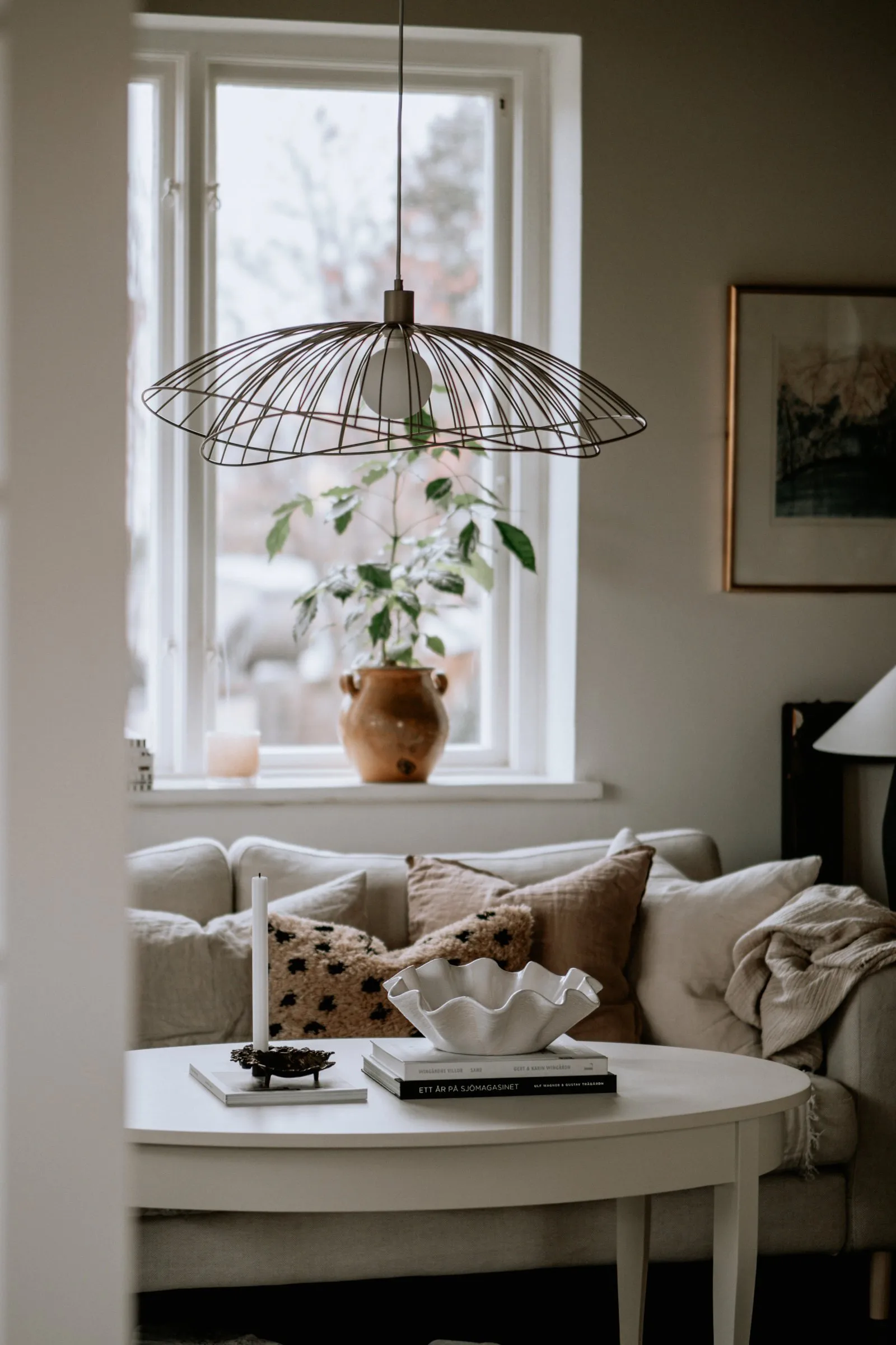 Ray taklampe Ø70 cm, Mud Globen Lighting