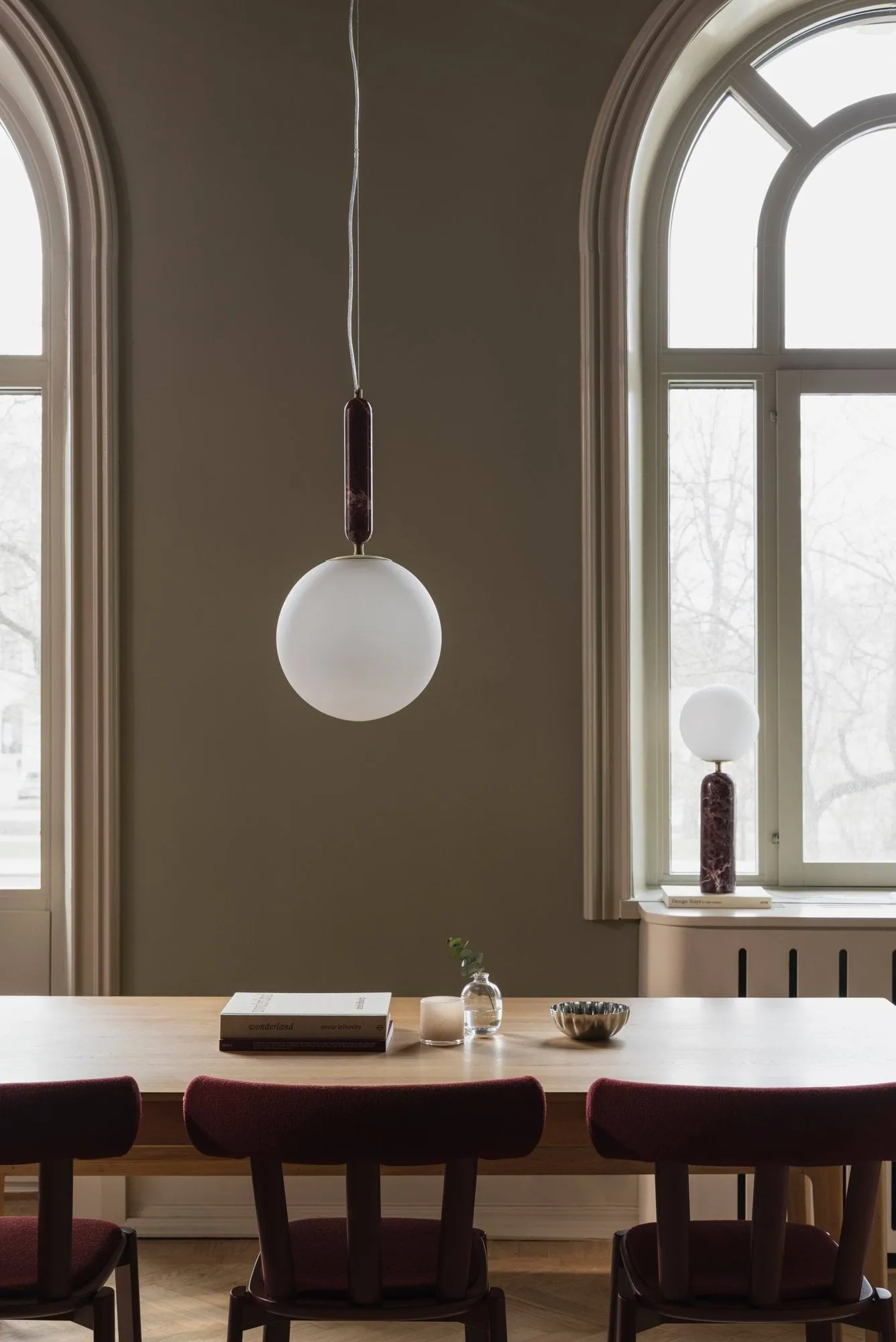Torrano bordlampe, Rosso levanto Globen Lighting