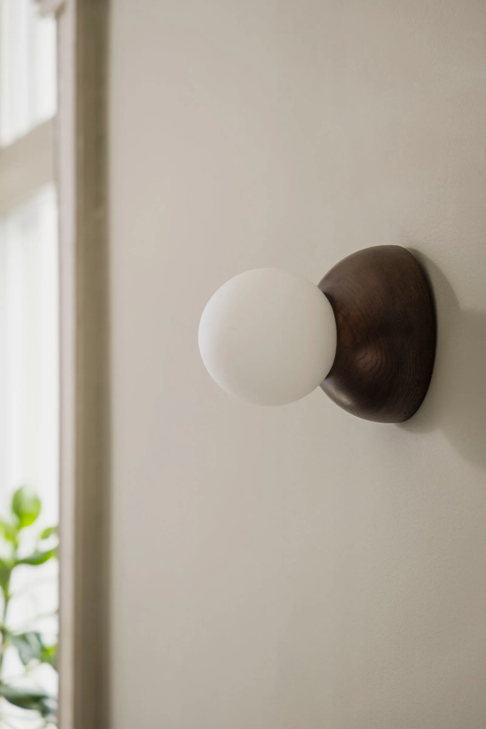 Torrano vegglampe/takplafond 13 cm, Brunbeiset eik Globen Lighting